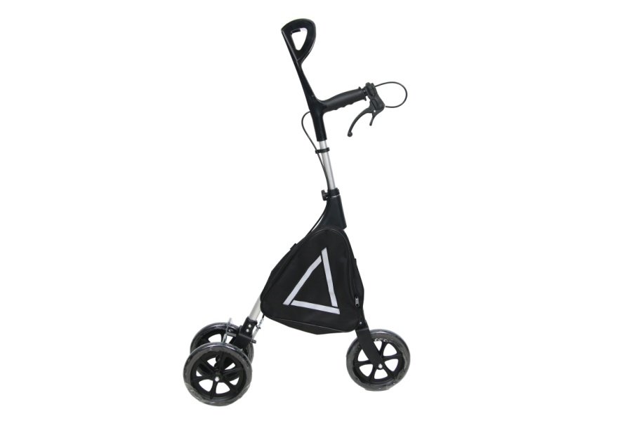 Walking stick with wheels