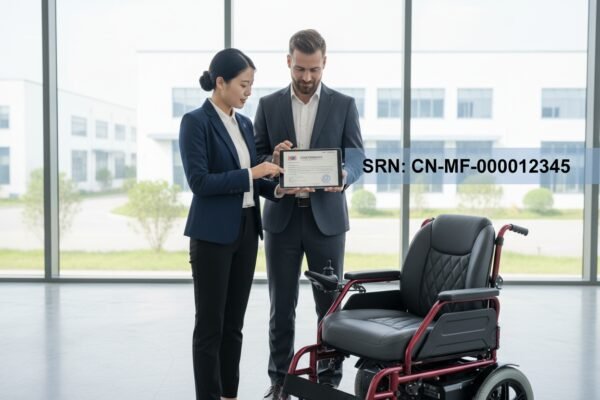 Verifying Chinese electric wheelchair supplier compliance with EU MDR 2017/745 and ISO 13485 (ID#2)