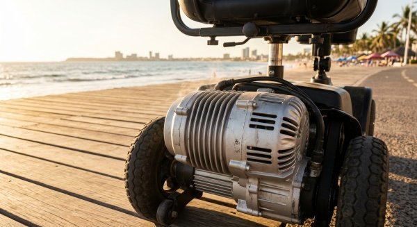 Motor de scooter con aislamiento Tipo H y carcasa ventilada para evitar sobrecalentamiento (ID#3)