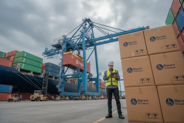 Coordinating shipping timelines with Chinese suppliers to ensure consistent commode chair stock availability (ID#4)