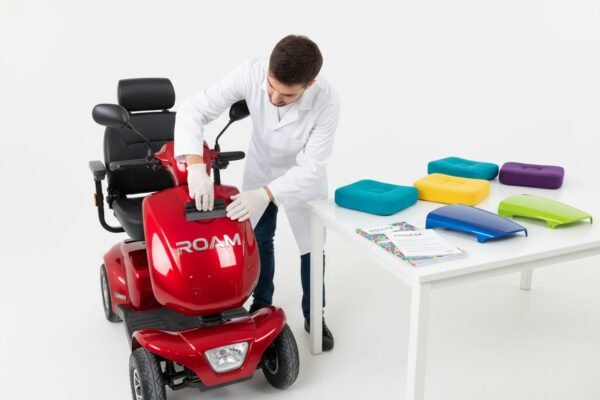 Quality control inspection and functional testing for customized automatic folding mobility scooters (ID#4)