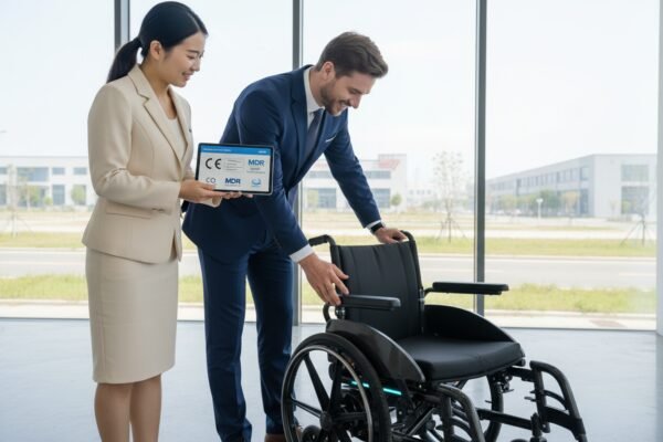 Technical parameters for sourcing electric wheelchairs for European medical equipment distributors (ID#1)